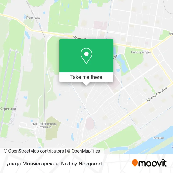 улица Мончегорская map