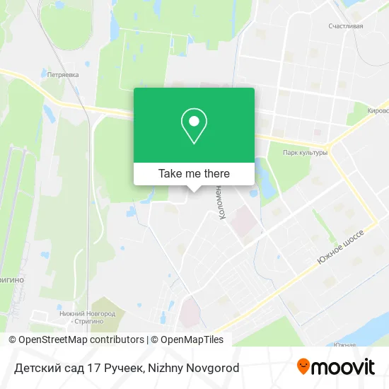 Детский сад 17 Ручеек map