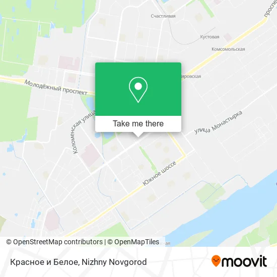 Красное и Белое map