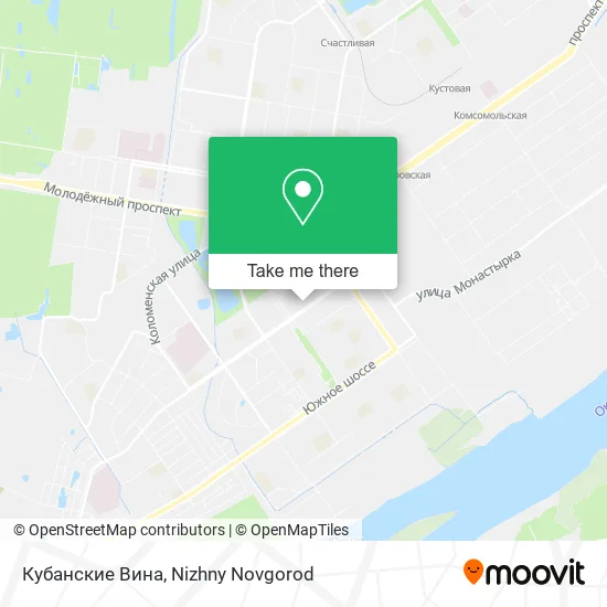 Кубанские Вина map