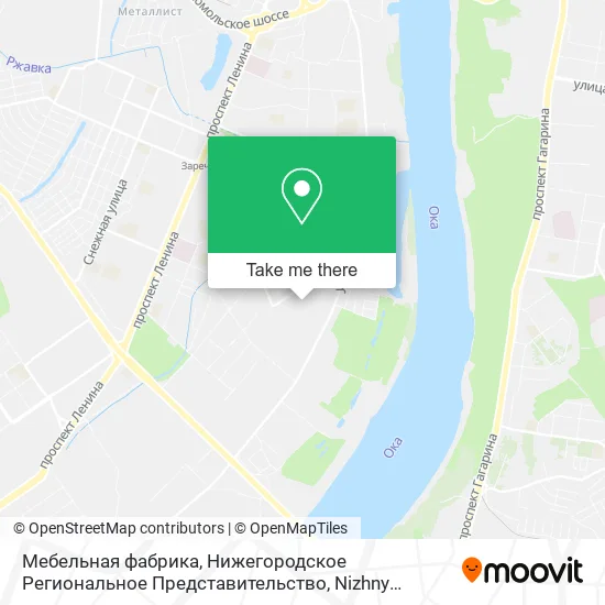 Мебельная фабрика, Нижегородское Региональное Представительство map