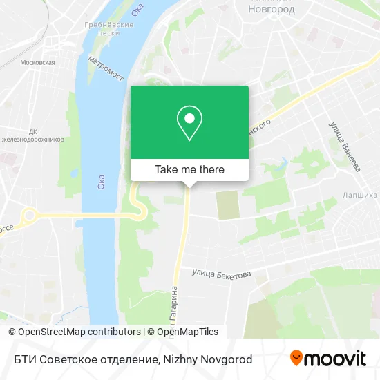 БТИ Советское отделение map