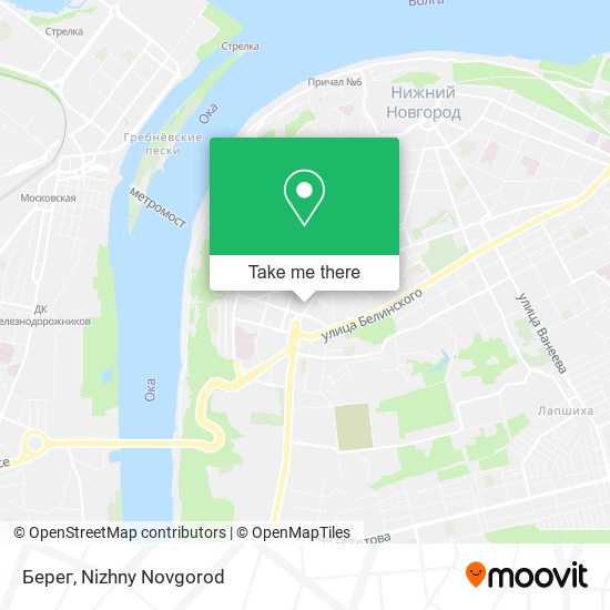 Берег map