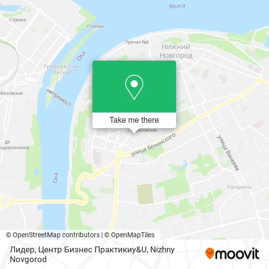 Лидер, Центр Бизнес Практикиy&U map
