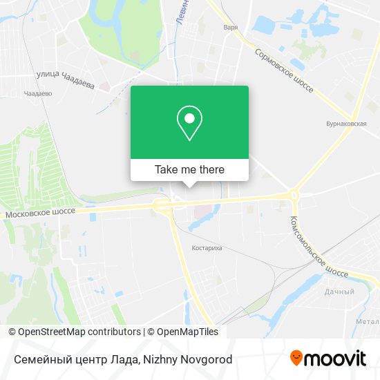 Семейный центр Лада map