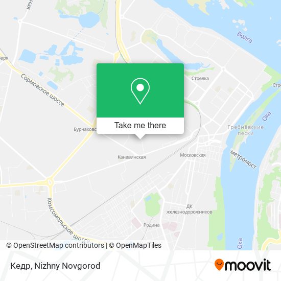 Кедр map