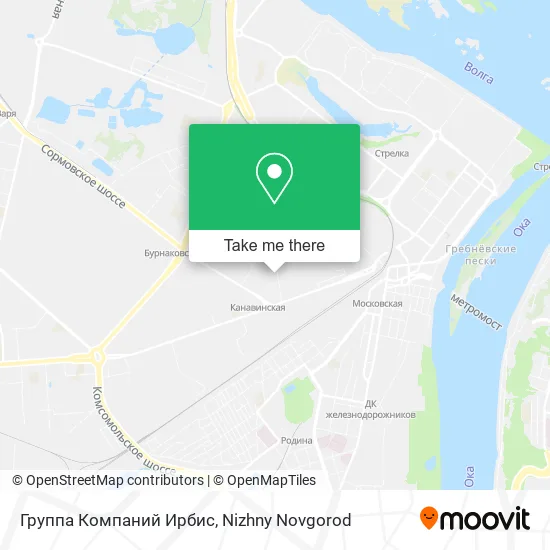 Группа Компаний Ирбис map