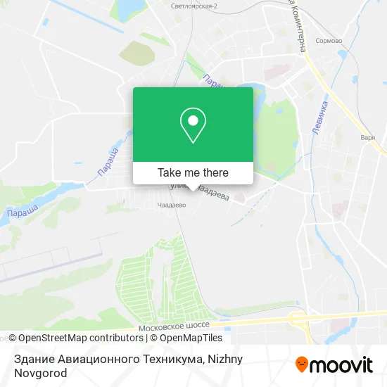 Здание Авиационного Техникума map