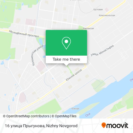 16 улица Прыгунова map