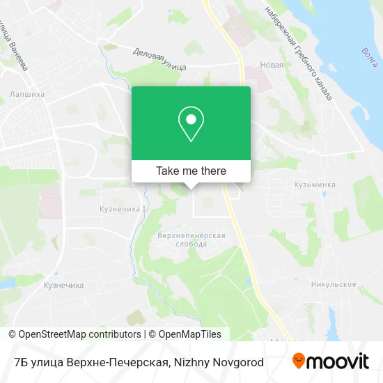 7Б улица Верхне-Печерская map