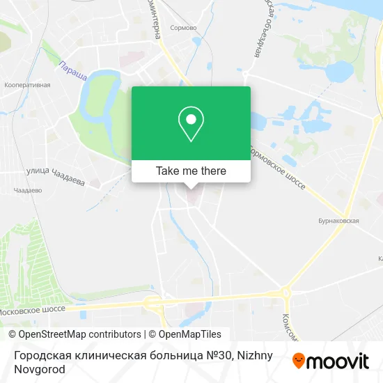 Городская клиническая больница №30 map