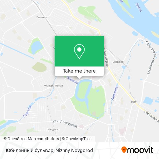 Юбилейный бульвар map