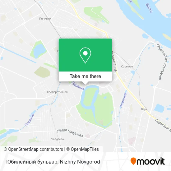 Юбилейный бульвар map