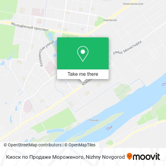 Киоск по Продаже Мороженого map