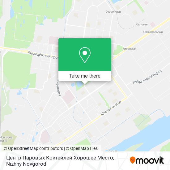Центр Паровых Коктейлей Хорошее Место map