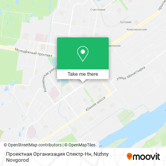 Проектная Организация Спектр-Нн map