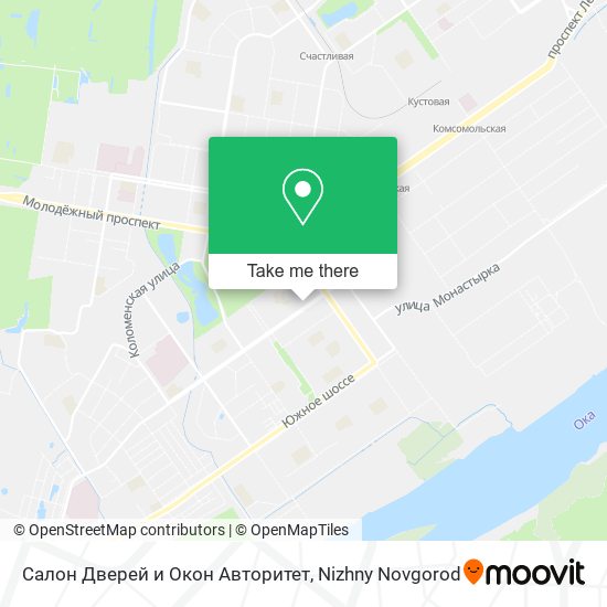 Салон Дверей и Окон Авторитет map
