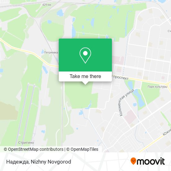 Надежда map
