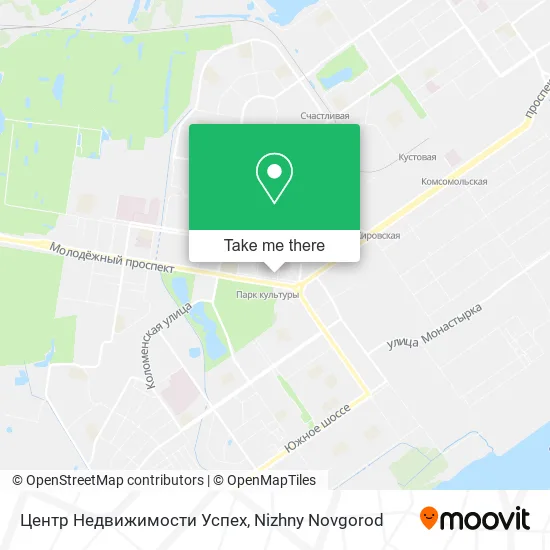 Центр Недвижимости Успех map
