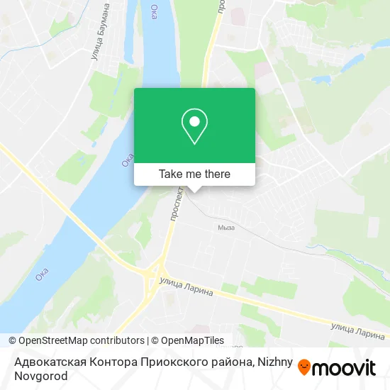 Адвокатская Контора Приокского района map