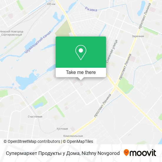 Супермаркет Продукты у Дома map