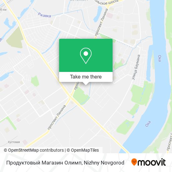 Продуктовый Магазин Олимп map