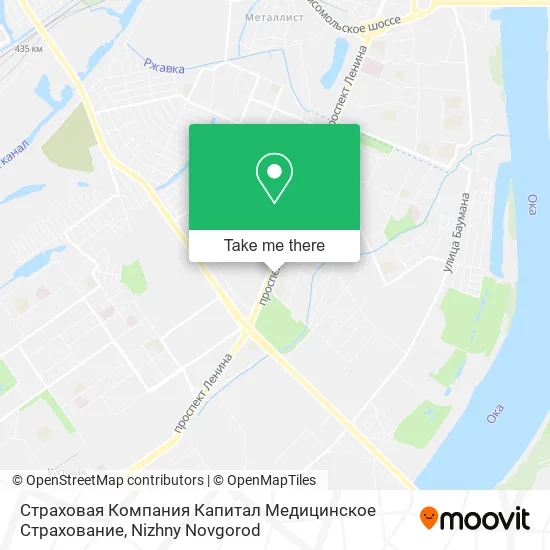 Страховая Компания Капитал Медицинское Страхование map