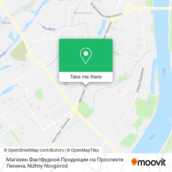 Магазин Фастфудной Продукции на Проспекте Ленина map