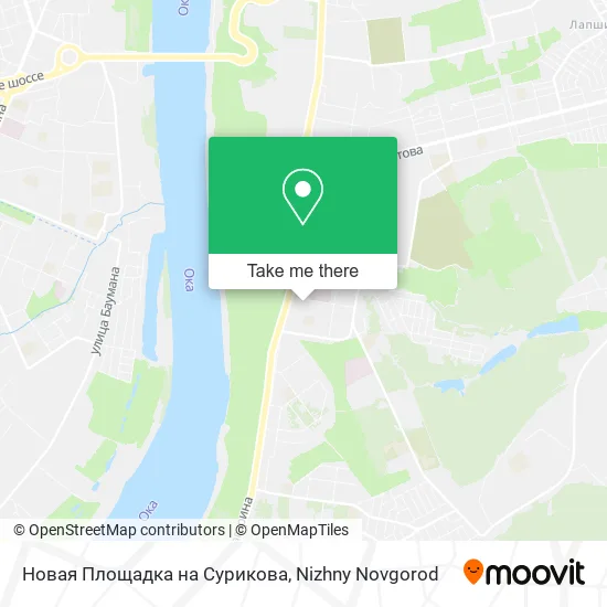 Новая Площадка на Сурикова map