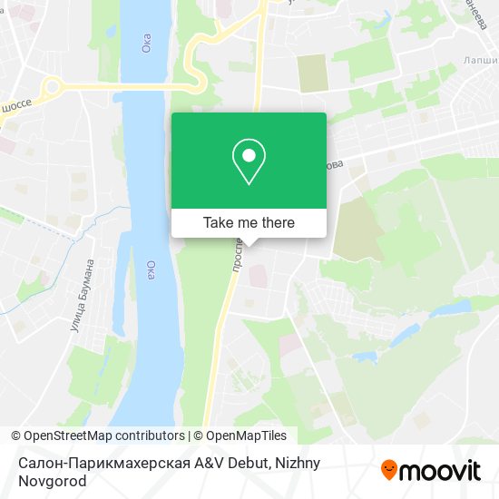 Салон-Парикмахерская A&V Debut map