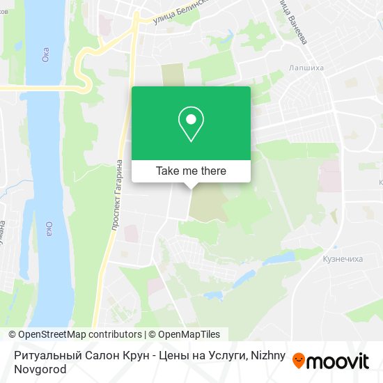 Ритуальный Салон Крун - Цены на Услуги map