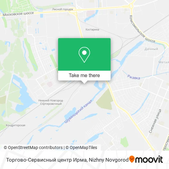 Торгово-Сервисный центр Ирма map