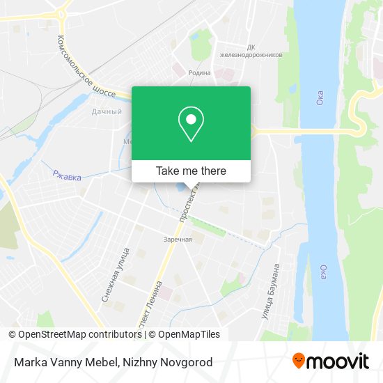 Marka Vanny Mebel map