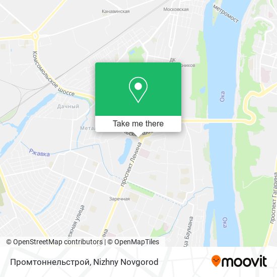 Промтоннельстрой map