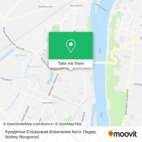 Кредитно-Страховая Компания Авто Лидер map