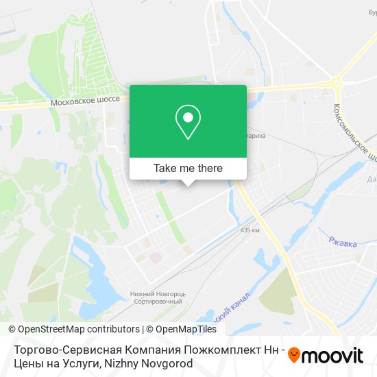 Торгово-Сервисная Компания Пожкомплект Нн - Цены на Услуги map