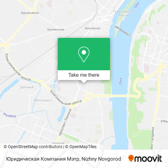 Юридическая Компания Мэтр map