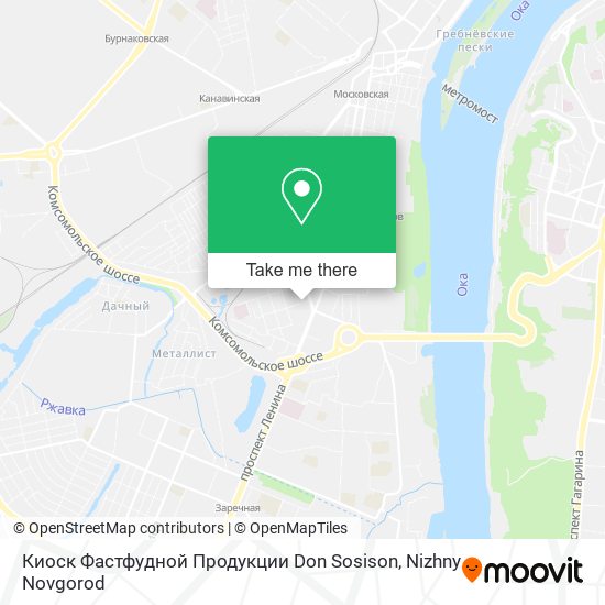 Киоск Фастфудной Продукции Don Sosison map