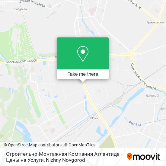 Строительно-Монтажная Компания Атлантида - Цены на Услуги map