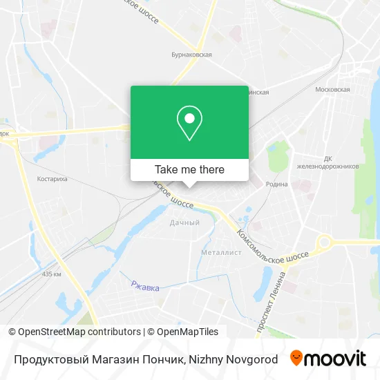 Продуктовый Магазин Пончик map