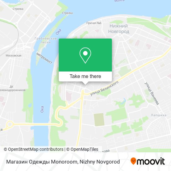 Магазин Одежды Monoroom map