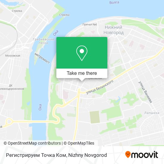 Регистрируем Точка Ком map