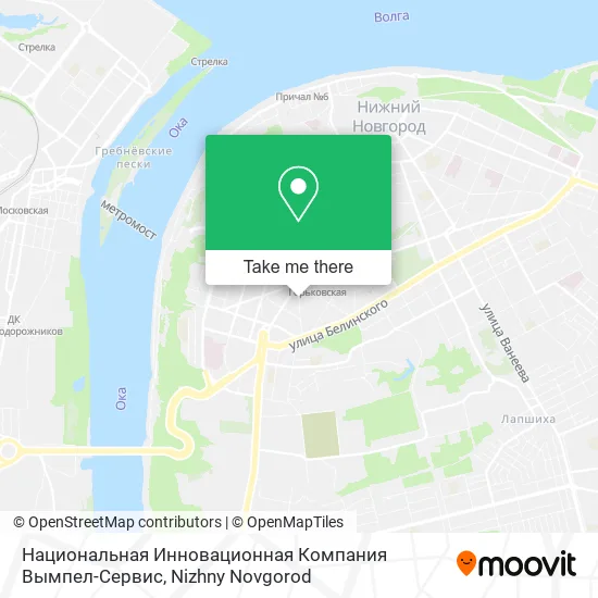 Национальная Инновационная Компания Вымпел-Сервис map