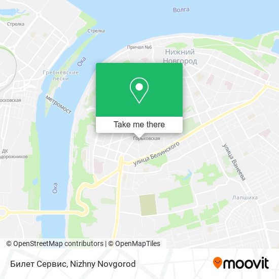 Билет Сервис map