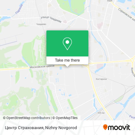 Центр Страхования map
