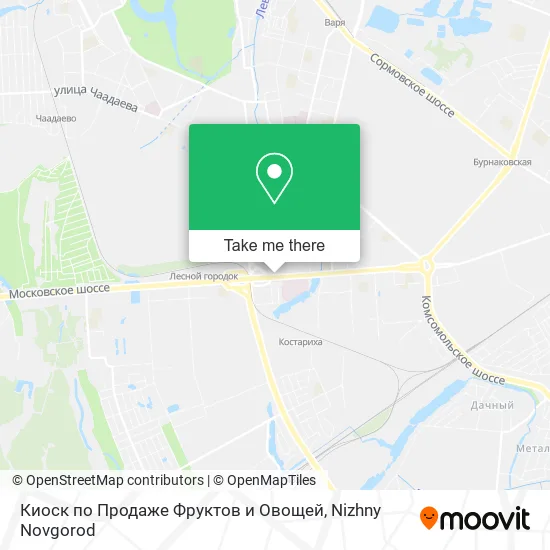 Киоск по Продаже Фруктов и Овощей map