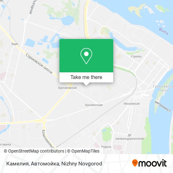 Камелия, Автомойка map