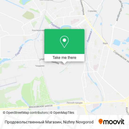 Продовольственный Магазин map