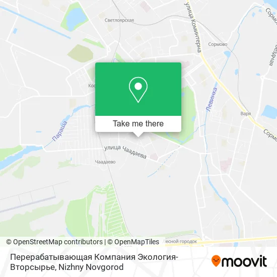 Перерабатывающая Компания Экология-Вторсырье map