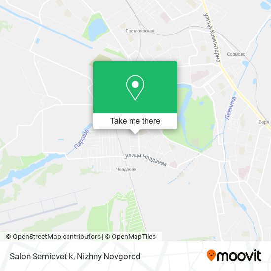 Salon Semicvetik map